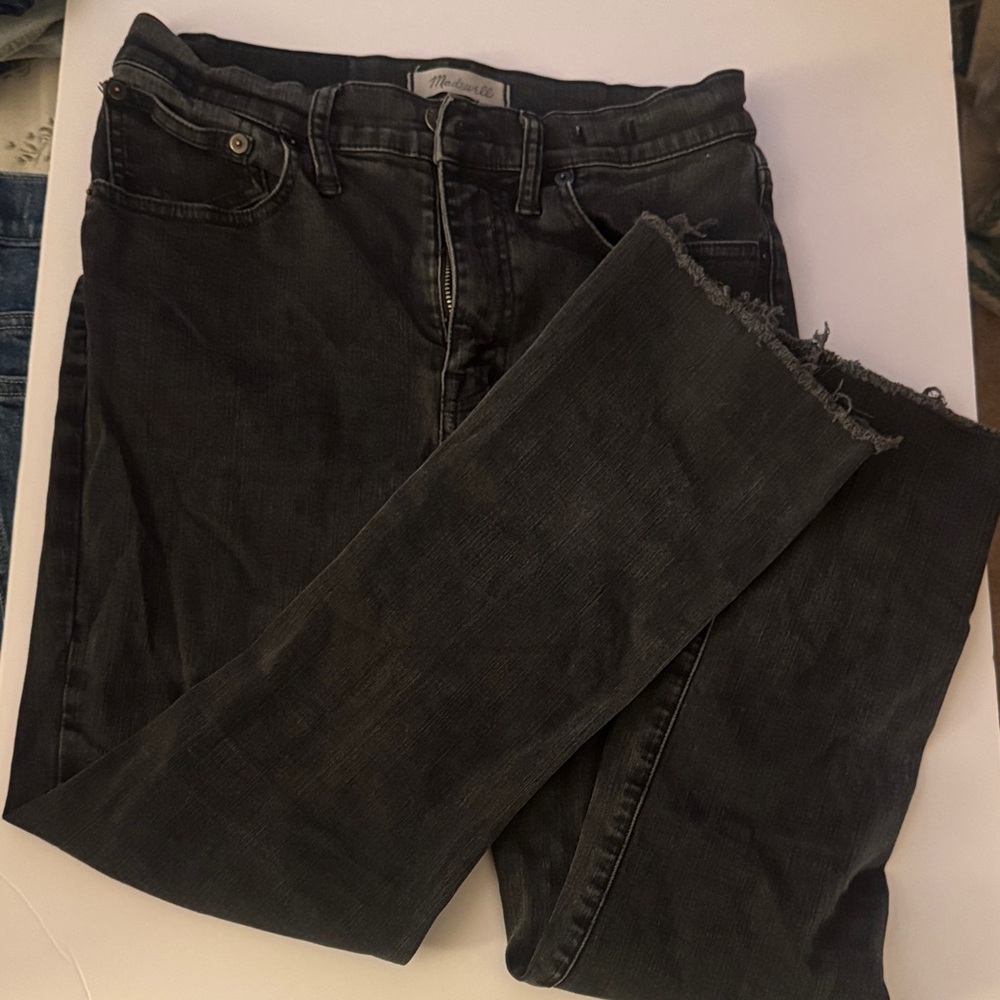 Madewell Charcoal Ankle Jeans